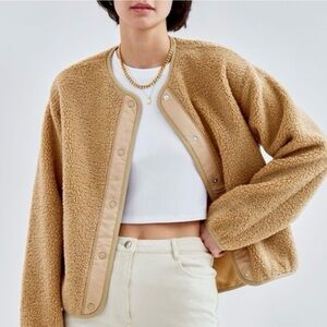 Aritzia Wilfred Free Sherpa Liner Jacket